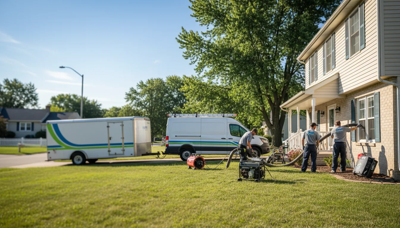 Flooded Basement Restoration And Cleanup With Repair in Hector, MN near me